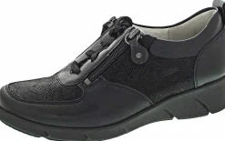 Waldläufer Komfort Schnürer schwarz-Damen Sneaker & Schnürer