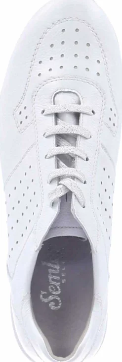 Semler Komfort Schnürer weiss Bianca-Damen Sneaker & Schnürer