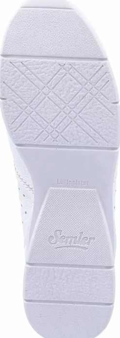 Semler Komfort Schnürer weiss Bianca-Damen Sneaker & Schnürer