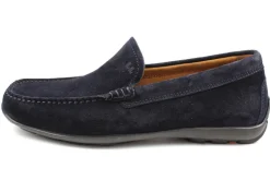 Lloyd Komfort Slipper blau Mokassin Emilio, Blau-Herren Slipper