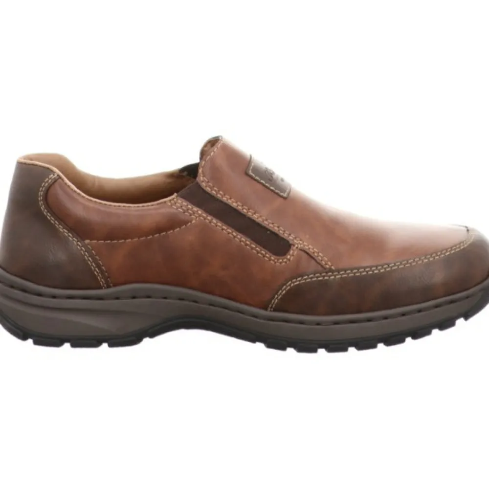 Rieker Komfort Slipper braun-Herren Slipper