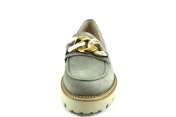 Gabor Komfort Slipper grün-Damen Slipper