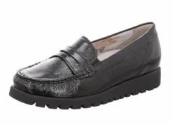 Waldläufer Komfort Slipper schwarz 549002-Damen Slipper