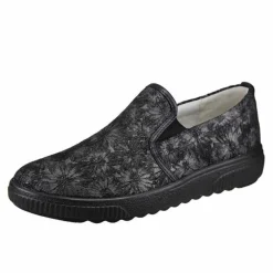 Waldläufer Komfort Slipper schwarz Daisy Bronx-Damen Slipper