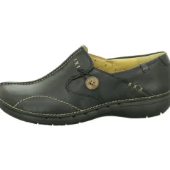 Clarks Komfort Slipper schwarz NV-Damen Slipper