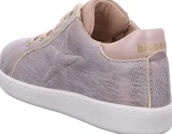 Bisgaard Mädchen Halbschuhe silber Tilde stone-Kinder Sneaker & Schnürer