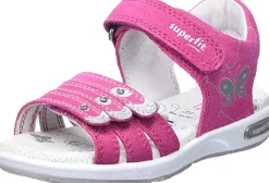 Superfit Mädchen Sandalen lila/pink-Kinder Sandalen