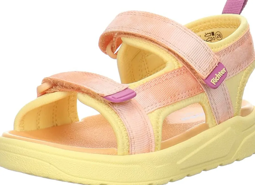 Richter Mädchen Sandalen orange-Kinder Sandalen