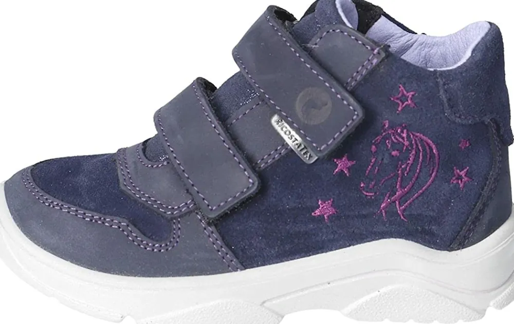 Ricosta Mädchen Sneaker blau-Kinder Sneaker & Schnürer