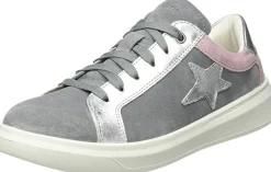 Superfit Mädchen Sneaker silber-Kinder Sneaker & Schnürer