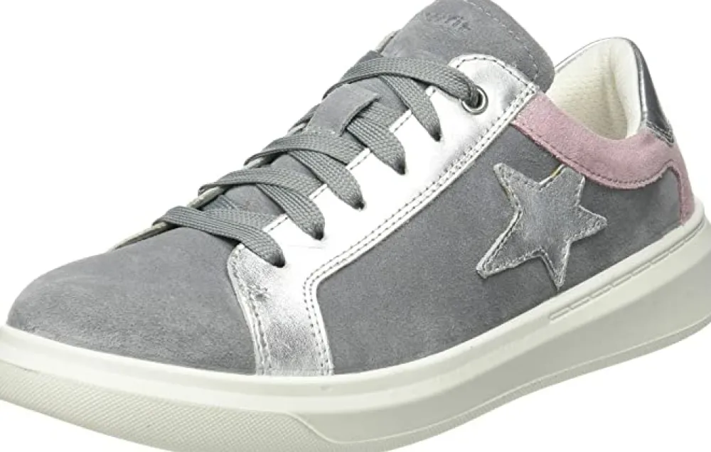 Superfit Mädchen Sneaker silber-Kinder Sneaker & Schnürer