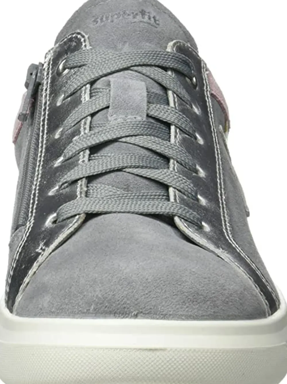 Superfit Mädchen Sneaker silber-Kinder Sneaker & Schnürer