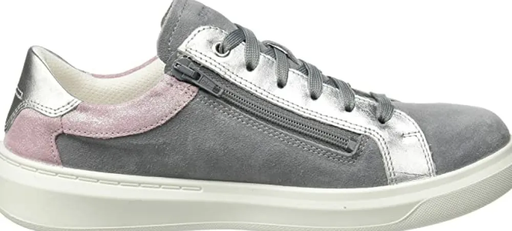 Superfit Mädchen Sneaker silber-Kinder Sneaker & Schnürer