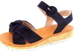 Paul Green Modische Pumps blau-Damen Sandalen