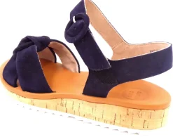 Paul Green Modische Pumps blau-Damen Sandalen