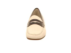 Sioux Mokassins weiss Corbina-Damen Slipper