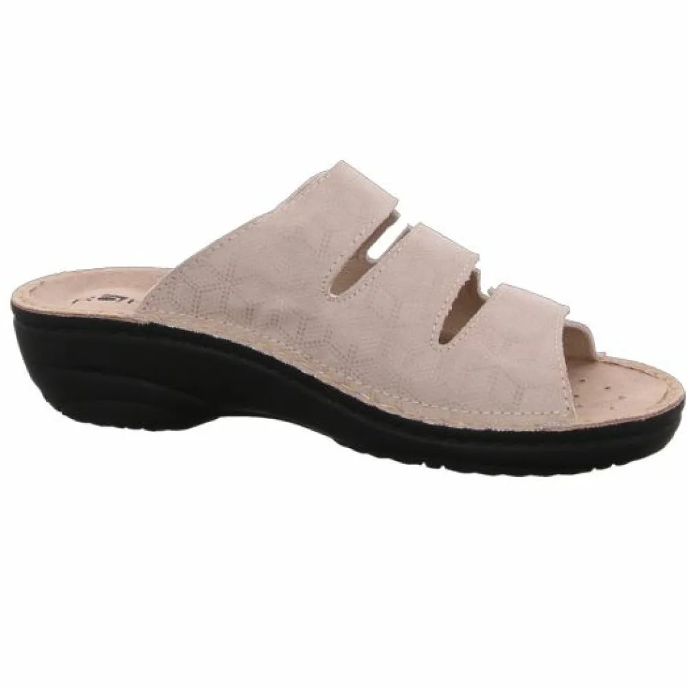Rohde Pantoletten beige-Damen Sandalen