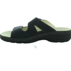 Longo Pantoletten blau-Damen Sandalen