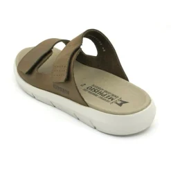 Mephisto Pantoletten braun DARK BROWN-Herren Sandalen