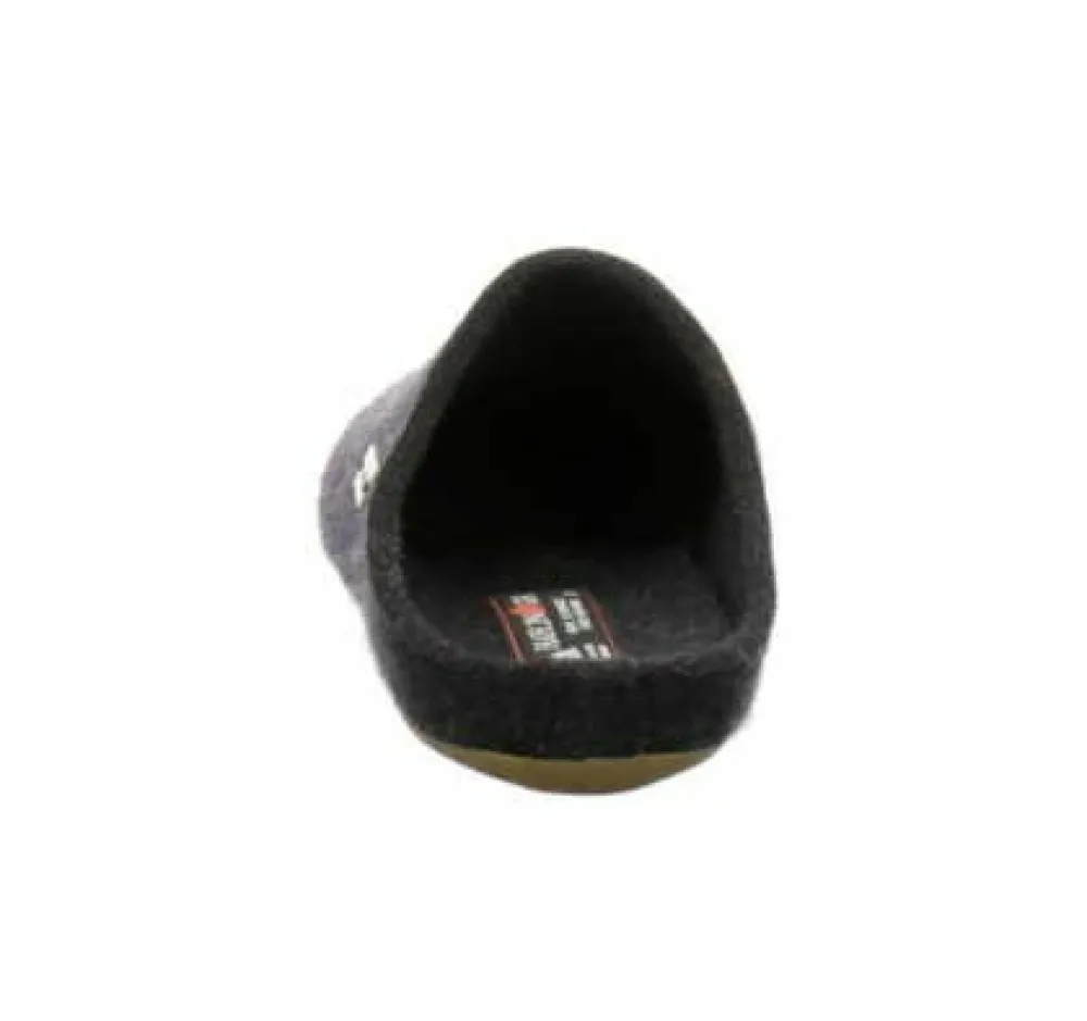 Haflinger Pantoletten grau Everest Fundus-Herren Sandalen