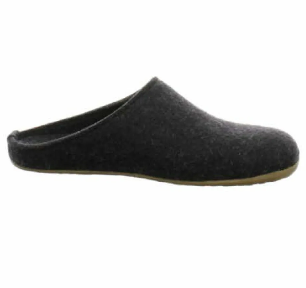 Haflinger Pantoletten grau Everest Fundus-Herren Sandalen