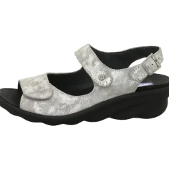 Wolky Pantoletten grau Scala taupe-Damen Sandalen