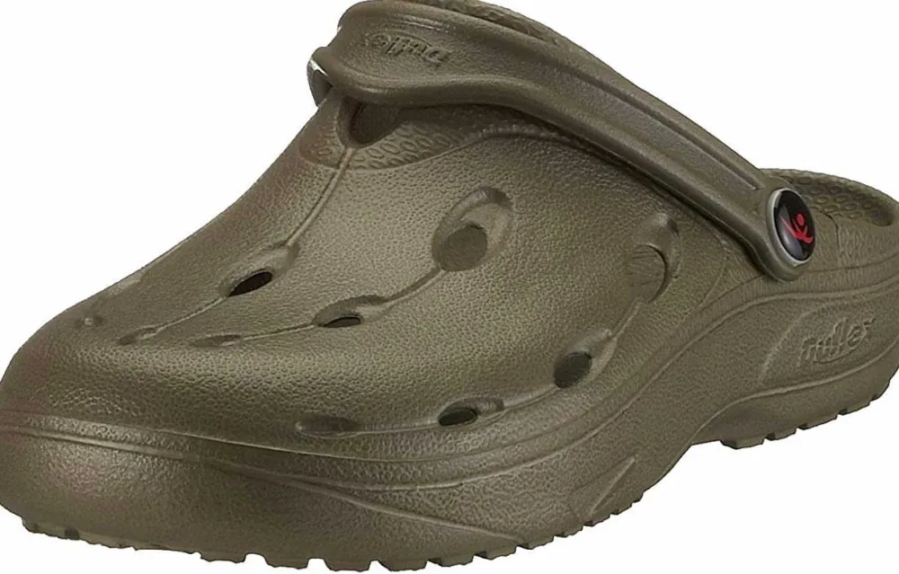 DUX Chung Shi Pantoletten khaki DUX khaki-Damen Sandalen