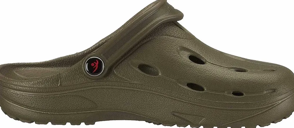 DUX Chung Shi Pantoletten khaki DUX khaki-Damen Sandalen