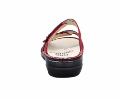 Finn Comfort Pantoletten rot-Damen Sandalen