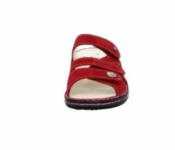 Finn Comfort Pantoletten rot-Damen Sandalen