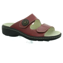 Longo Pantoletten rot Beq-Pantl-Wörishf-30-Damen Sandalen