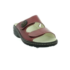 Longo Pantoletten rot Beq-Pantl-Wörishf-30-Damen Sandalen