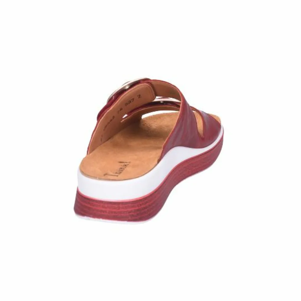 Think Pantoletten rot Meggie-Damen Sandalen