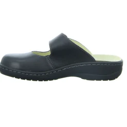 Longo Pantoletten schwarz-Damen Sandalen