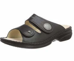 Finn Comfort Pantoletten schwarz-Damen Sandalen