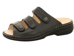Finn Comfort Pantoletten schwarz-Damen Sandalen