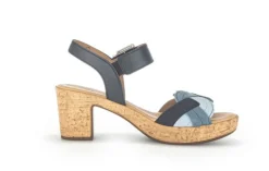 Gabor Plateau Sandalen blau-Damen Sandalen