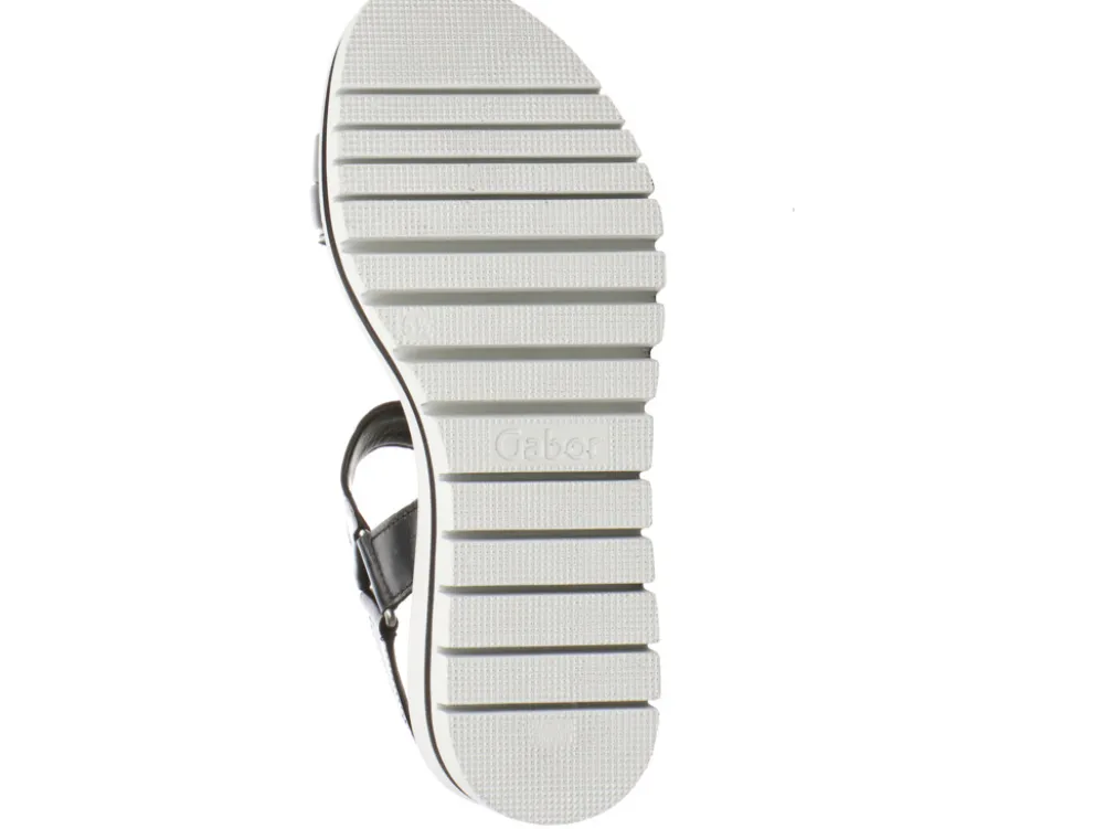 Gabor Plateau Sandalen schwarz-Damen Sandalen