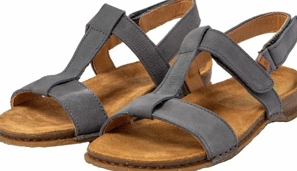 El Naturalista Riemchen Sandalen blau-Damen Sandalen