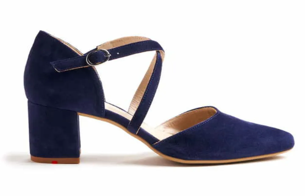 Lloyd Riemchen Sandalen blau Sandale-Damen Sandalen