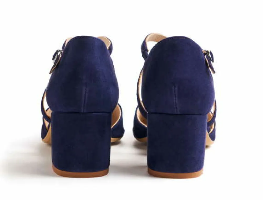 Lloyd Riemchen Sandalen blau Sandale-Damen Sandalen