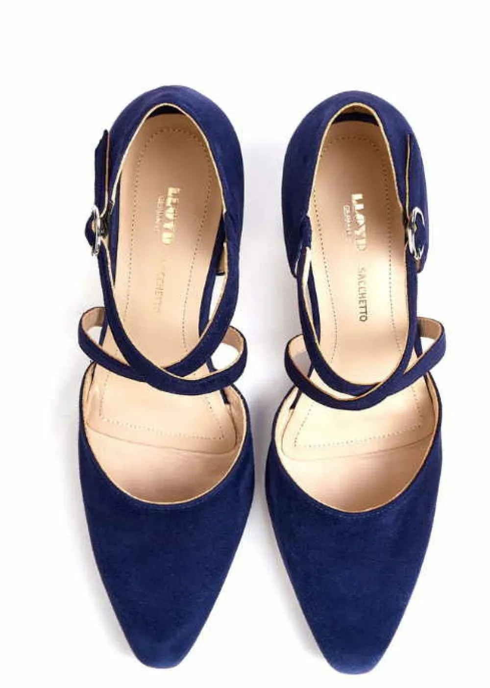 Lloyd Riemchen Sandalen blau Sandale-Damen Sandalen