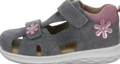 Superfit Sandalen grau Sandale Led-Kinder Lauflernschuhe
