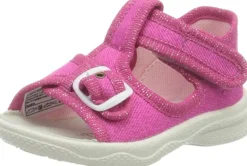 Superfit Sandalen lila/pink HAUSSCHUHE SK POLLY-Kinder Lauflernschuhe