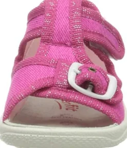 Superfit Sandalen lila/pink HAUSSCHUHE SK POLLY-Kinder Lauflernschuhe
