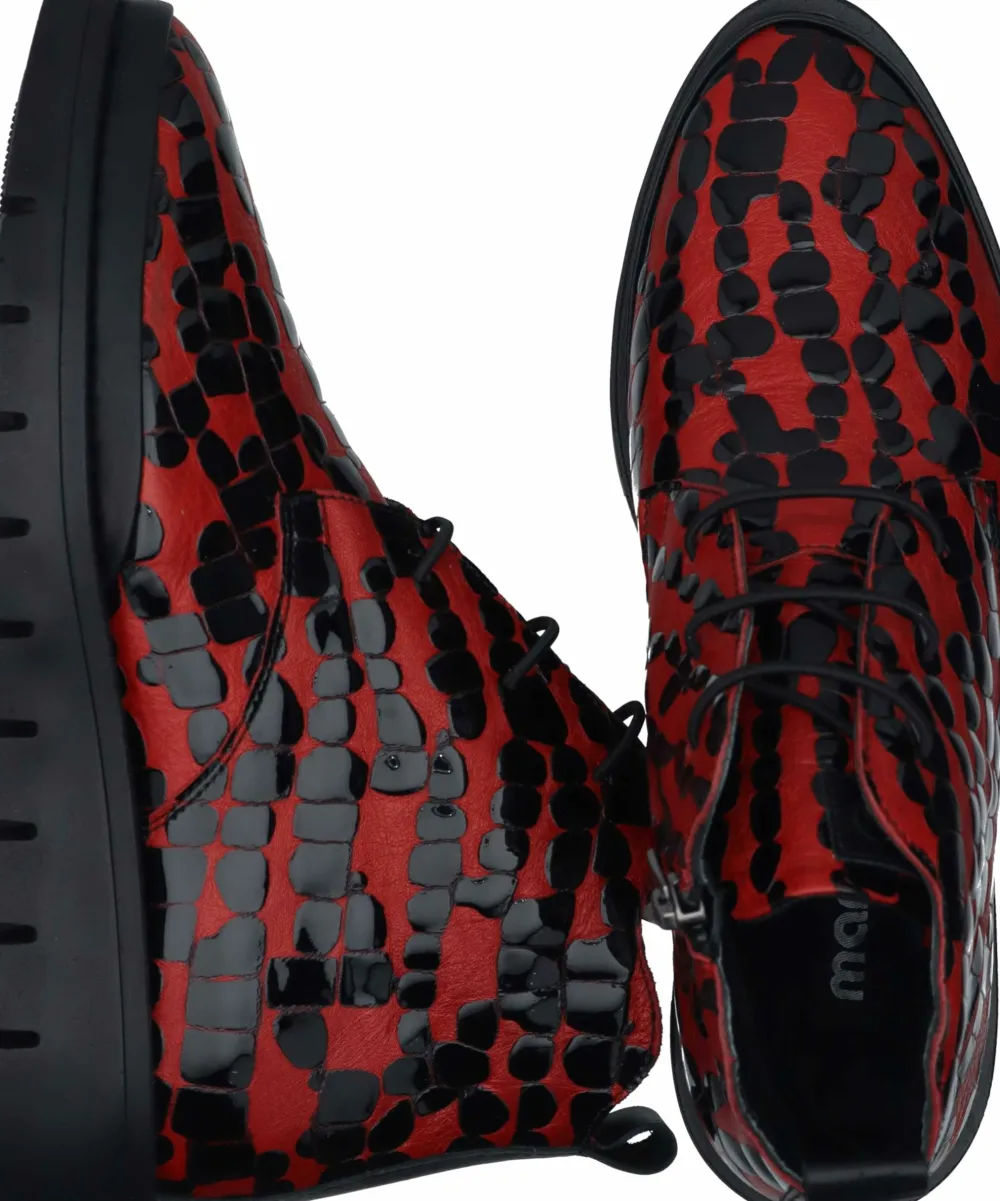 Manitu Schnür-Stiefeletten-Damen Stiefel & Stiefeletten