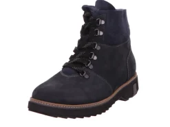 Waldläufer Schnür-Stiefeletten blau 2022 Hitoni-Damen Stiefel & Stiefeletten