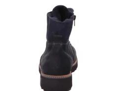 Waldläufer Schnür-Stiefeletten blau 2022 Hitoni-Damen Stiefel & Stiefeletten