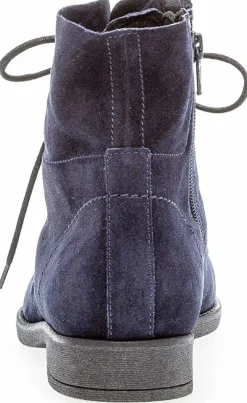 Gabor Schnür-Stiefeletten blau Schnürbootie-Damen Stiefel & Stiefeletten