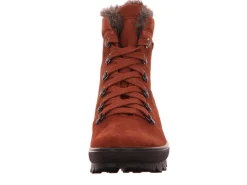 Superfit Schnür-Stiefeletten braun Stiefelette Leder NOVARA-Damen Stiefel & Stiefeletten